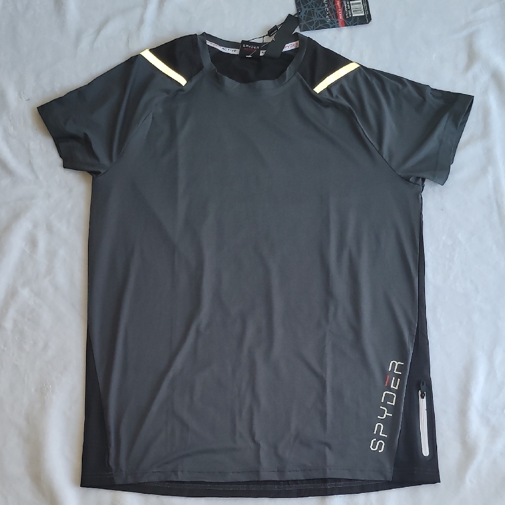 Spyder Charcoal Performance Tee